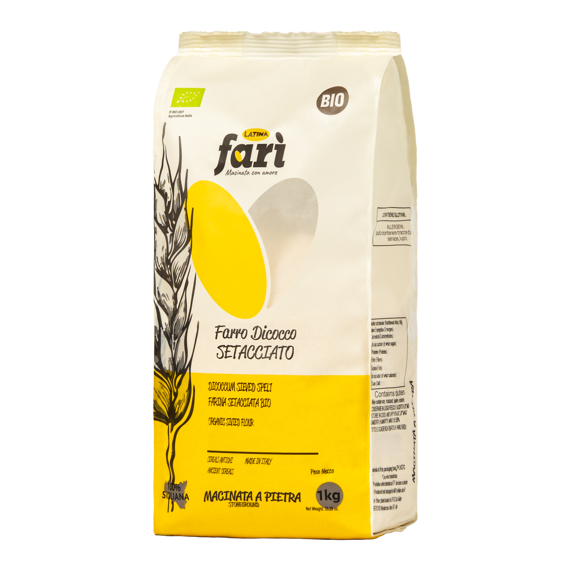 Farina di Farro Dicocco Setacciata Bio
